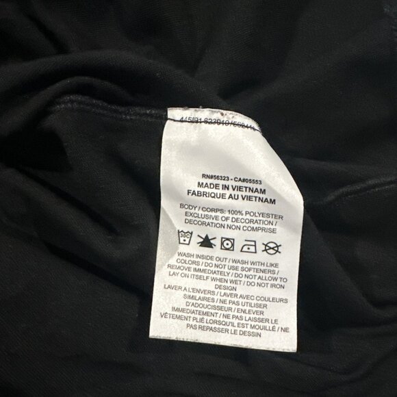 Nike Air womens Dri Fit Tee 2X Short sleeve black athletic rare Open Back - Picture 7 of 10